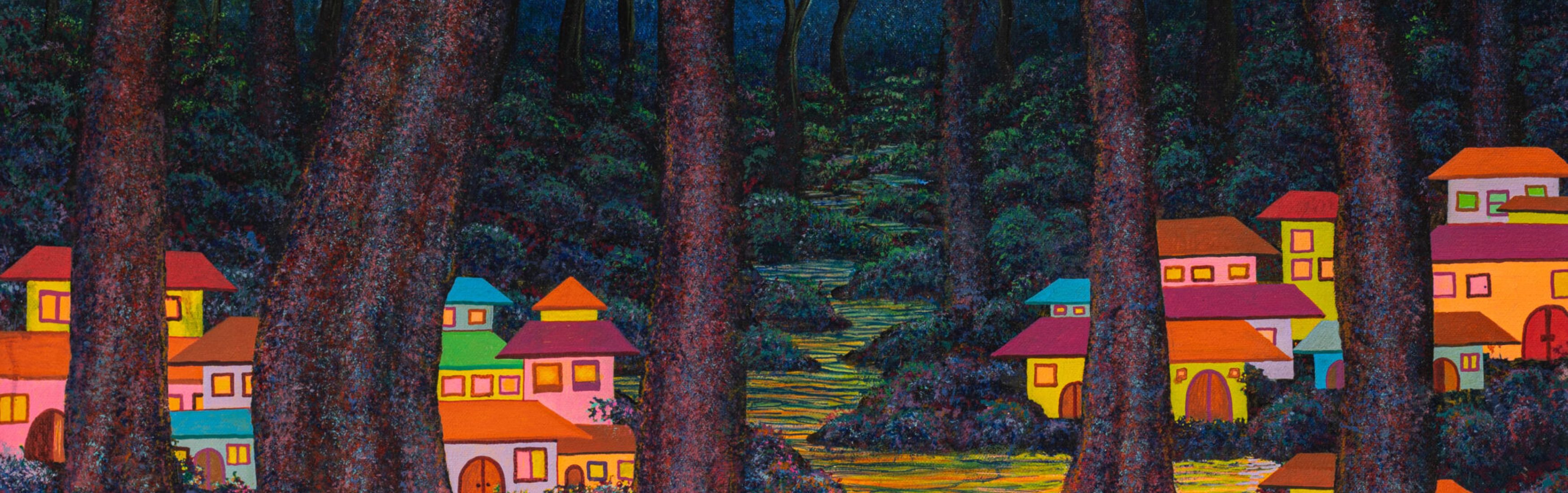 Otro Macondo II/ 2023 
Acrílico sobre lienzo/ 90x75 cm