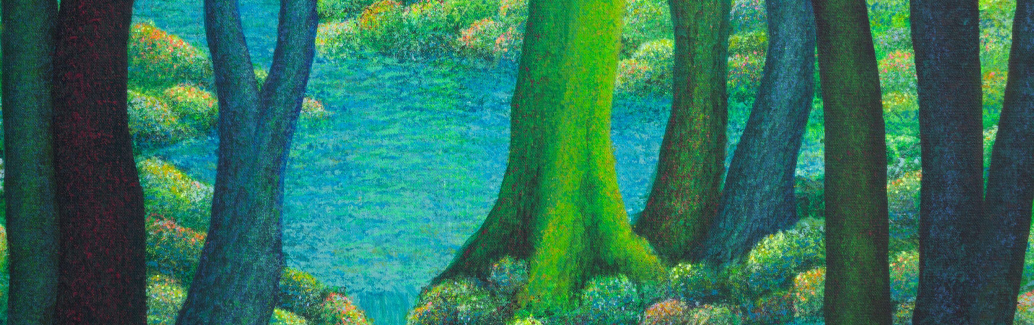 Nostalgia de la Tierra Desconocida,  acrílico  sobre lienzo/ 90x75 cm