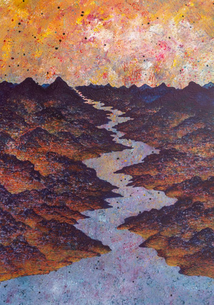 The Endless River/ 2025
Spray y acrílico sobre lienzo/ 100x75 cm